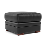 Gino Footstool - Footstool Cat 60 — Cat-60/22 Montana Jet Black / Wooden Feet, gallery image 1