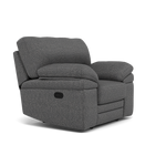 Gino Recliner Armchair - Power Recliner Armchair with USB F8 - Power Recliner with USB — Hopsack Charcoal 70006, gallery image 1