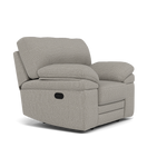 Gino Recliner Armchair - Power Recliner Armchair with USB F8 - Power Recliner with USB — Hopsack Dove 70001, gallery image 1