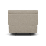 Gino Recliner Armchair - Power Recliner Armchair with USB F8 - Power Recliner with USB — Hopsack Linen 70004, gallery image 2