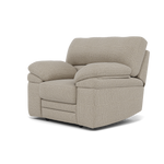 Gino Recliner Armchair - Power Recliner Armchair with USB F8 - Power Recliner with USB — Hopsack Linen 70004, gallery image 3