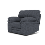 Gino Recliner Armchair - Power Recliner Armchair with USB F8 - Power Recliner with USB — Hopsack Midnight 70005, gallery image 3