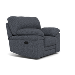 Gino Recliner Armchair - Power Recliner Armchair with USB F8 - Power Recliner with USB — Hopsack Midnight 70005, gallery image 1