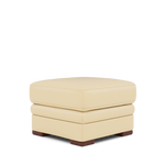 Gino Storage Footstool - Storage Stool Cat 60 — Cat-60/04 Montana Vanilla Cream / Wooden Feet, gallery image 3