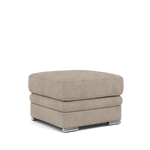 Gino Storage Footstool - Storage Stool F8 — Darwin Mink 50366 / Metal Feet, gallery image 1
