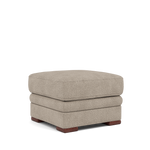 Gino Storage Footstool - Storage Stool F8 — Darwin Mink 50366 / Wooden Feet, gallery image 1