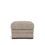 Gino Storage Footstool - Storage Stool F8 — Darwin Mink 50366 / Wooden Feet, gallery image 2