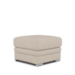 Gino Storage Footstool - Storage Stool F8 — Hopsack Natural 70002 / Metal Feet, gallery image 3