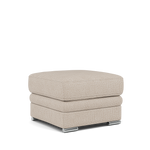 Gino Storage Footstool - Storage Stool F8 — Hopsack Natural 70002 / Metal Feet, gallery image 1