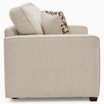 Hope 3 Seater Sofa - 3 Seater Sofa Grade B — Standard Back / Lassie Linen/Wisp Gold/Larry Latte / Dark Brown Feet, gallery image 3