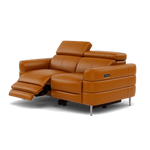 Hoy 2 Seater Recliner Sofa - 2 Str W/ 2 Power Recliner W/ 2 Power Headrest Cat M - Power with Power Headrest & USB — M5659 Melbourne Ochre, gallery image 3