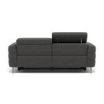 Hoy 3 Seater Recliner Sofa - 3 Str W/ 2 Power Recliner W/ 2 Manual Headrest Fabric - Power with Manual Headrest — KB-1281-UK Darwin Charcoal, gallery image 2