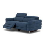 Hoy 3 Seater Recliner Sofa - 3 Str W/ 2 Power Recliner W/ 2 Manual Headrest Fabric - Power with Manual Headrest — KB-1290-UK Amigo Navy, gallery image 3