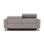 Hoy 3 Seater Recliner Sofa - 3 Str W/ 2 Power Recliner W/ 2 Manual Headrest Fabric - Power with Manual Headrest — KB-1291-UK Amigo Granite, gallery image 2