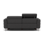 Hoy 3 Seater Recliner Sofa - 3 Str W/ 2 Power Recliner W/ 2 Manual Headrest Fabric - Power with Manual Headrest — KB-1295-UK Amigo Coal, gallery image 2