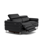 Hoy 3 Seater Recliner Sofa - 3 Str W/ 2 Power Recliner W/ 2 Power Headrest Cat M - Power with Power Headrest & USB — M5657 Melbourne Black, gallery image 1