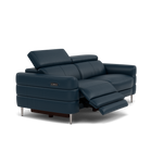 Hoy 3 Seater Recliner Sofa - 3 Str W/ 2 Power Recliner W/ 2 Power Headrest Cat M - Power with Power Headrest & USB — M5661 Melbourne Navy Blue, gallery image 1