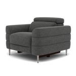Hoy Armchair - Chair Static W/Manual Headrest Fabric — KB-1281-UK Darwin Charcoal, gallery image 3