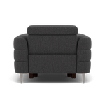 Hoy Armchair - Chair Static W/Manual Headrest Fabric — KB-1295-UK Amigo Coal, gallery image 2