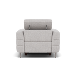 Hoy Recliner Armchair - Chair W/ Power Recliner W/ Power Headrest Fabric - Power with Power Headrest & USB — KB-1280-UK Darwin Silver, gallery image 2