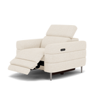 Hoy Recliner Armchair - Chair W/ Power Recliner W/ Power Headrest Fabric - Power with Power Headrest & USB — KB-1285-UK Darwin Ivory, gallery image 3