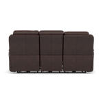 Juno 3 Seater Recliner Sofa - 3 Seater Sofa 2 Power Recliners Lumbar Support Cat 60 - Power with Power Lumbar & USB — Cat-60/08 Montana Chocolate, gallery image 2
