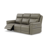 Juno 3 Seater Recliner Sofa - 3 Seater Sofa 2 Power Recliners Lumbar Support Cat 60 - Power with Power Lumbar & USB — Cat-60/20 Montana Pewter, gallery image 3