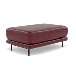 Morris Large Footstool - Rectangular footstool A Cat 20 — BV-035C DEEP RED, gallery image 3