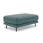 Morris Large Footstool - Rectangular footstool A Cat 20 — BV-301E LAKE GREEN, gallery image 3