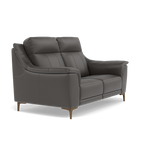 Nicoletti Carmen 2 Seater Sofa - 2 Seater Sofa CB — Feet: Graubraun / Torello PS Grigio Scuro 327, gallery image 1