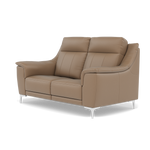 Nicoletti Carmen 2 Seater Sofa - 2 Seater Sofa CB — Feet: Shiny Metal / Torello PS 312 Taupe, gallery image 3