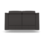 Nicoletti Carmen 2 Seater Sofa - 2 Seater Sofa CB — Feet: Shiny Metal / Torello PS Chocol -S 91, gallery image 2