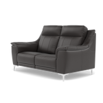Nicoletti Carmen 2 Seater Sofa - 2 Seater Sofa CB — Feet: Shiny Metal / Torello PS Chocol -S 91, gallery image 3