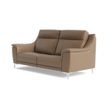 Nicoletti Carmen 3 Seater Sofa - 3 Seater Sofa CB — Feet: Shiny Metal / Torello PS 312 Taupe, gallery image 3