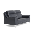Nicoletti Carmen 3 Seater Sofa - 3 Seater Sofa CB — Feet: Shiny Metal / Torello PS Blu -S 81, gallery image 1