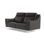 Nicoletti Carmen 3 Seater Sofa - 3 Seater Sofa CB — Feet: Shiny Metal / Torello PS Chocol -S 91, gallery image 3