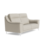 Nicoletti Carmen 3 Seater Sofa - 3 Seater Sofa CB — Feet: Shiny Metal / Torello PS Tortora 328, gallery image 1