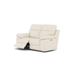 Nicoletti Vivaldi II 2 Seater Recliner Sofa - 2 Seater Double Power Recliner CB Torello - Power Recliner — Torello PS Bianco 93, gallery image 3