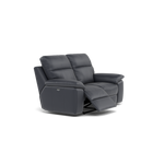 Nicoletti Vivaldi II 2 Seater Recliner Sofa - 2 Seater Double Power Recliner CB Torello - Power Recliner — Torello PS Blu -S 81, gallery image 1