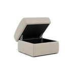 Nicoletti Vivaldi II Storage Footstool - Ottoman Holder CB Torello — Torello PS Tortora 328, gallery image 1