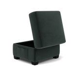 Orkney Storage Footstool - Storage footstool Fabric — FAB-MEG-21 CHARCOAL GREY, gallery image 3