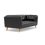 Siena 2 Seater Sofa - 2 Seater Sofa Cat 55 — Cat-55/72 New Club Dark Grey, gallery image 1
