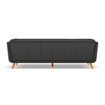 Siena 3 Seater Sofa - 2.5 Seater Sofa Cat 55 — Cat-55/72 New Club Dark Grey, gallery image 2