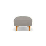 Siena Footstool - Large Footstool F8 — Hopsack Dove 70001, gallery image 2