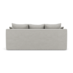 Thalia 2 Seater Pillow Back Sofa - Small Sofa Grade B — Pillow Back / Plush Velvet Silver, gallery image 2