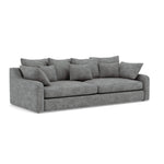 Thalia 3 Seater Sofa - Large Split Sofa Grade C - Split Back Frame — Pillow Back / Zelda Lead, gallery image 1