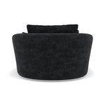 Thalia Swivel Armchair - Cuddler Swivel Chair Grade C — Zelda Charcoal, gallery image 2