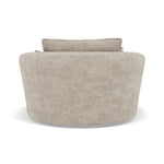 Thalia Swivel Armchair - Cuddler Swivel Chair Grade C — Zelda Smoke, gallery image 2