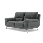 Zuco 2 Seater Sofa - 2 Seater Sofa Fabric — FAB-MEG-20 PEWTER, gallery image 3