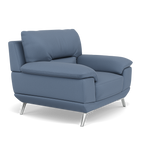 Zuco Armchair - Armchair Fabric — BFA-MAD-08 PACIFIC BLUE, gallery image 1